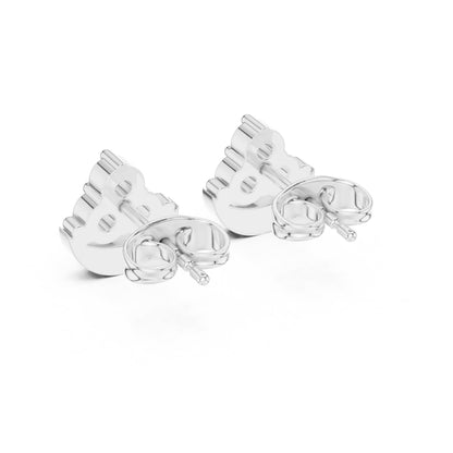 Round Stud Lab Grown Diamond Earrings