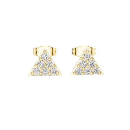 Round Stud Lab Grown Diamond Earrings