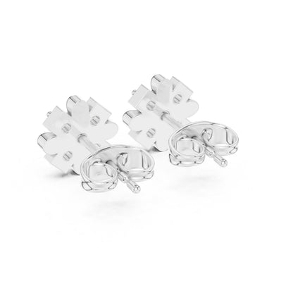 Round Cluster Lab Grown Diamond Earrings