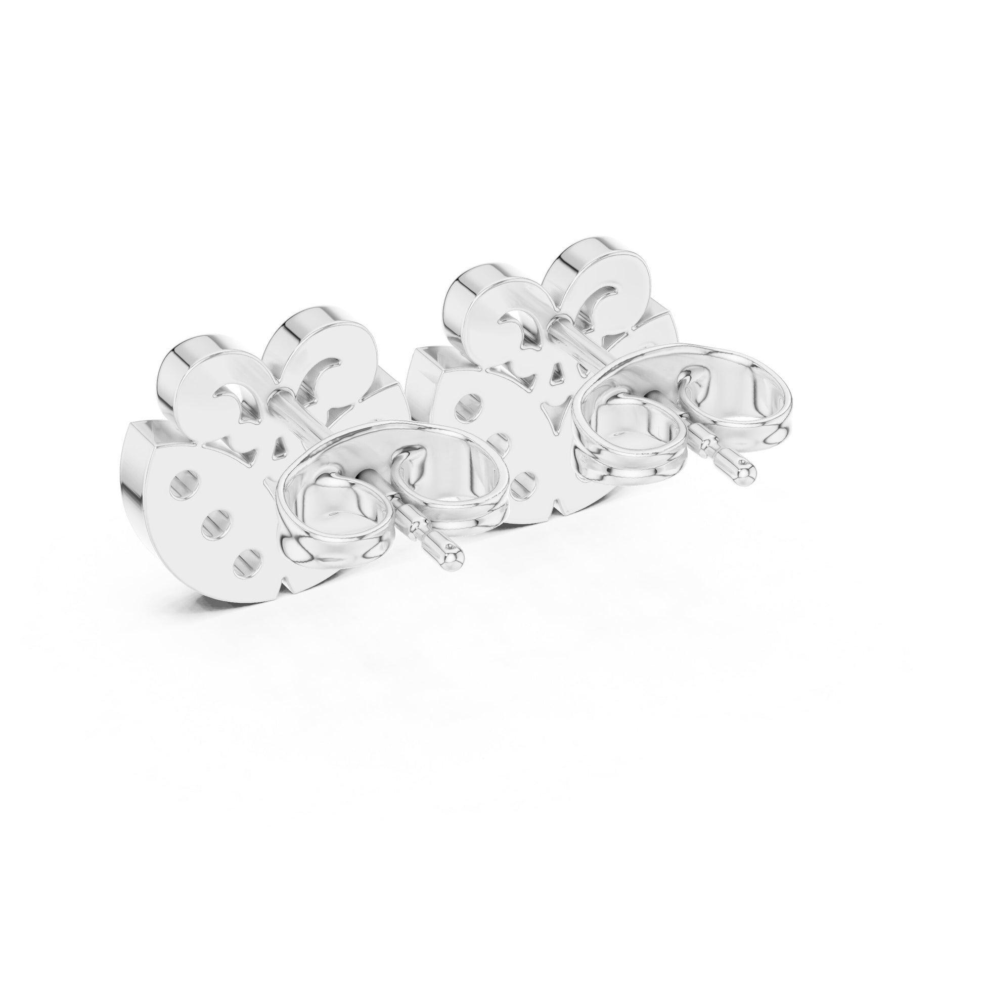 Round Stud Lab Grown Diamond Earrings