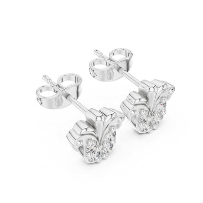 Round Stud Lab Grown Diamond Earrings