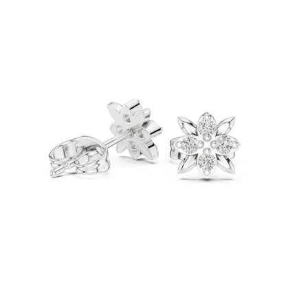Mixed Shape Lab Grown Diamond Stud Earrings