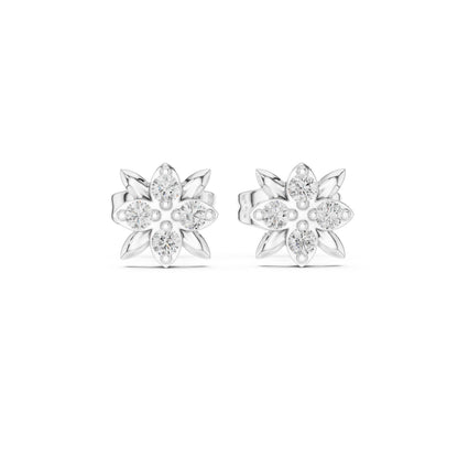 Mixed Shape Lab Grown Diamond Stud Earrings