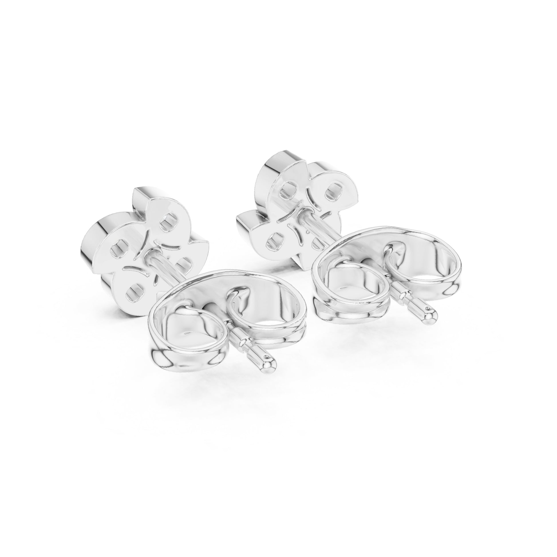 Round Cluster Lab Grown Diamond Earrings