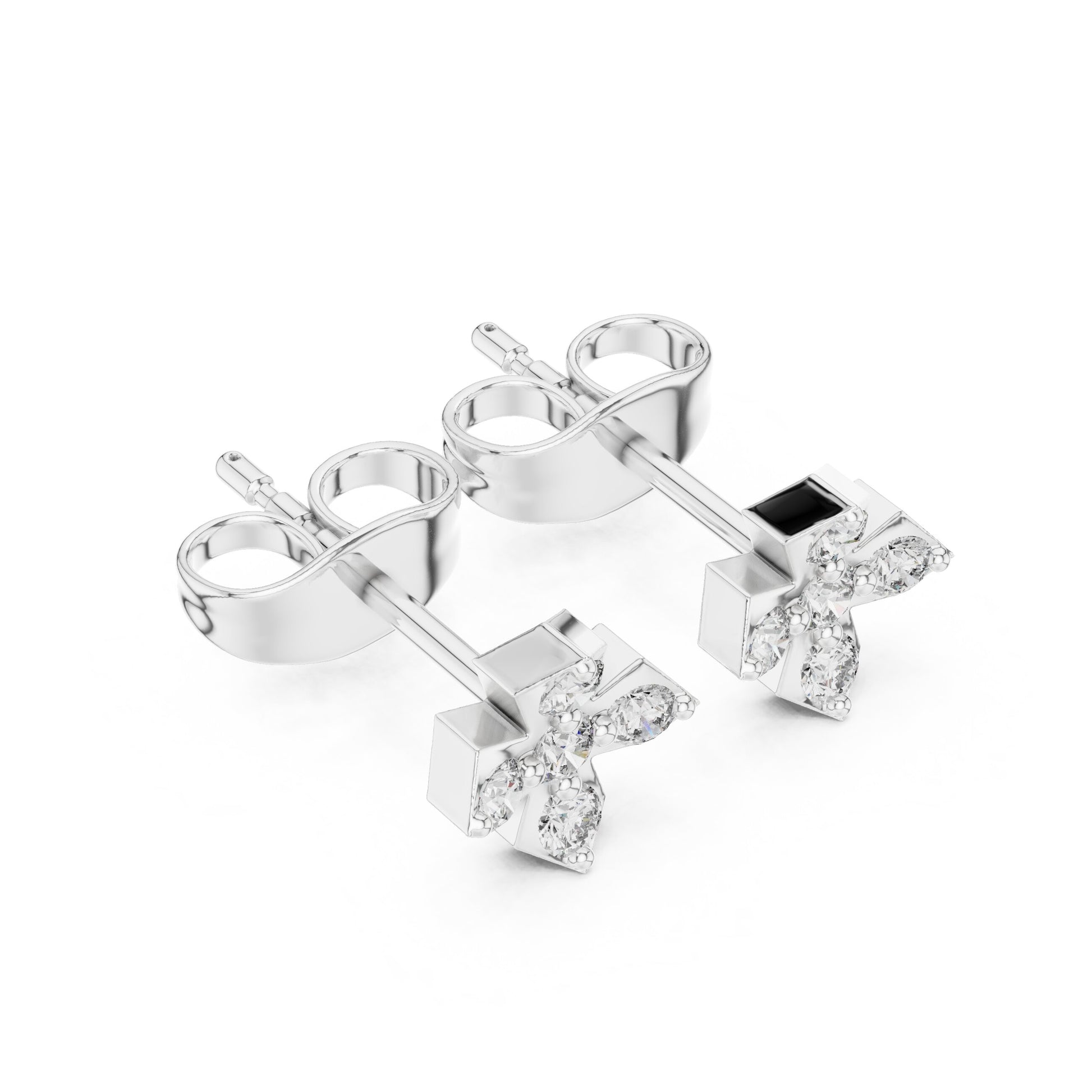 Round Stud Lab Grown Diamond Earrings