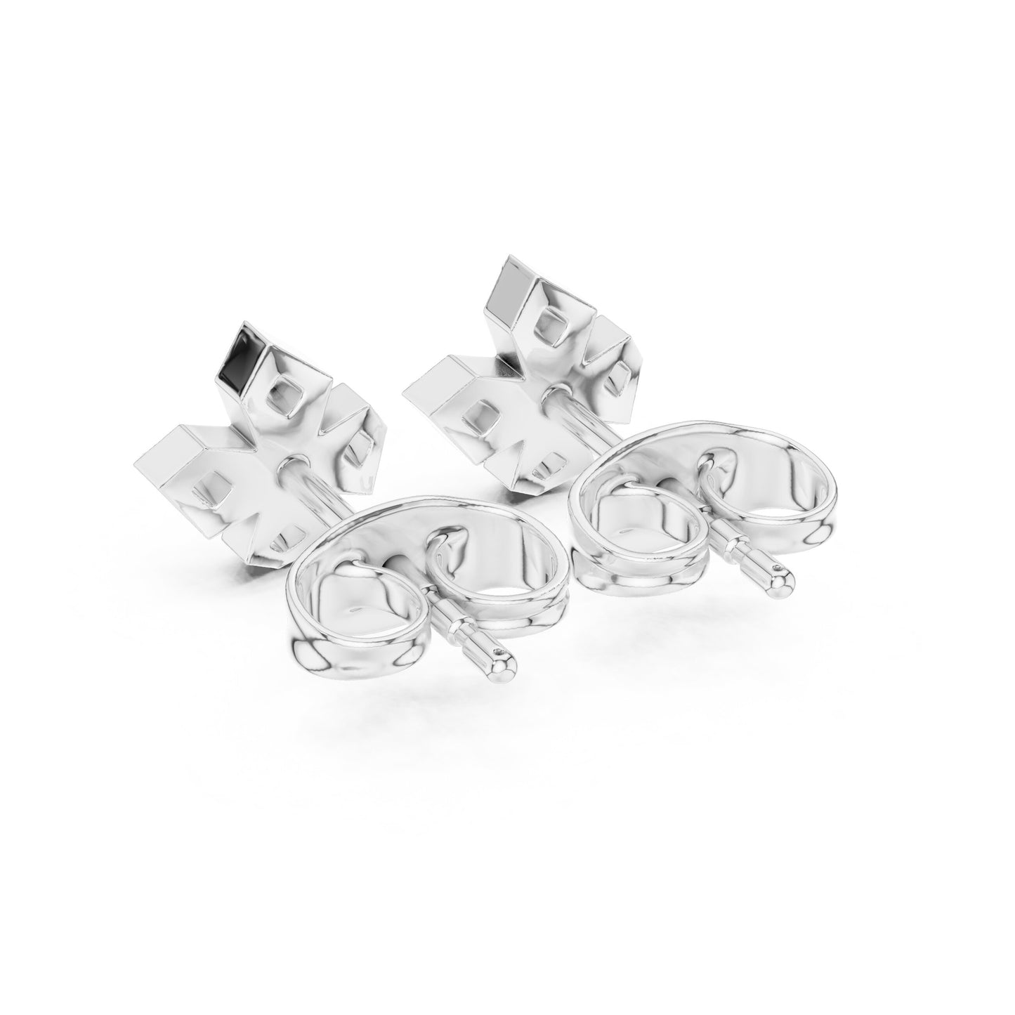 Round Stud Lab Grown Diamond Earrings