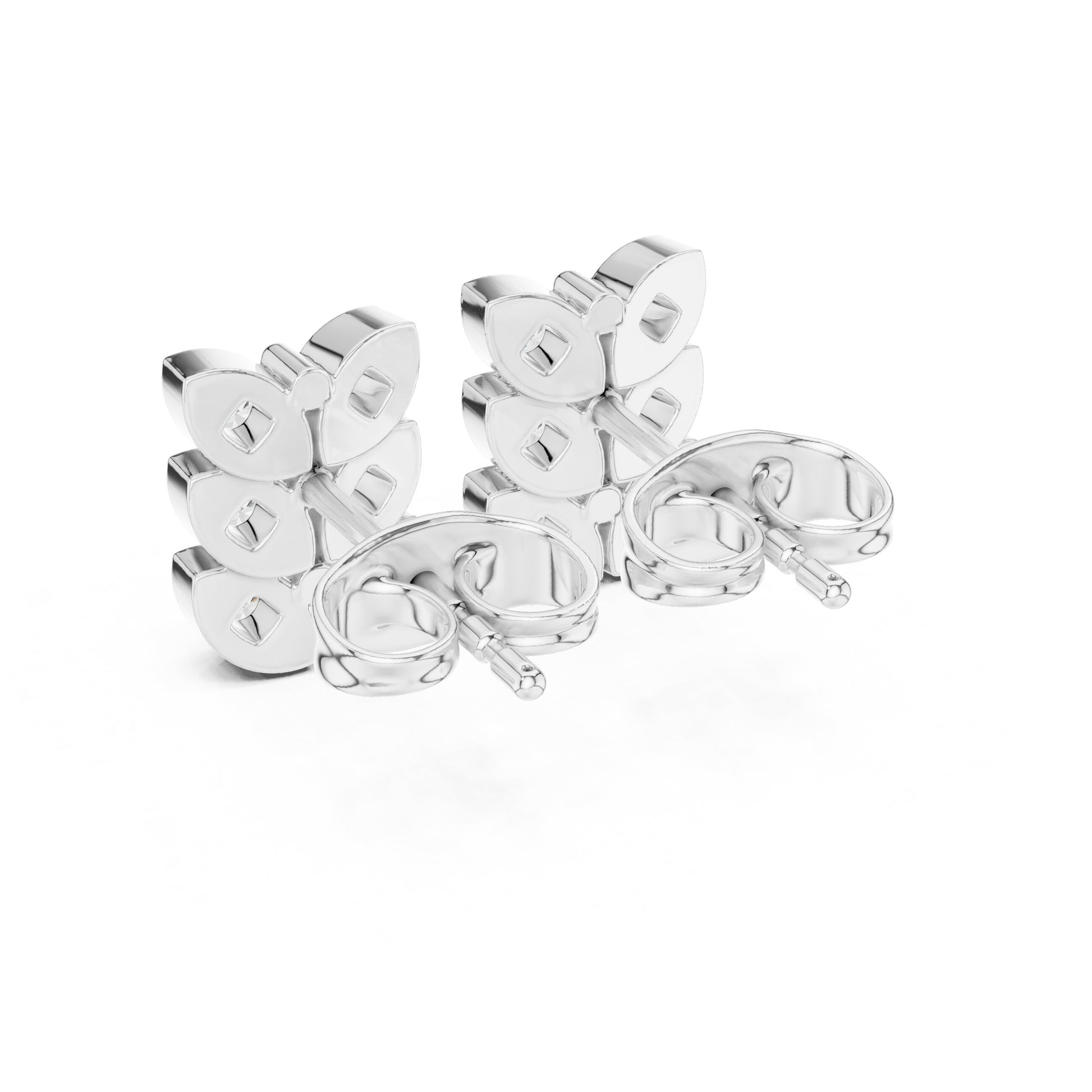Round Climber Lab Grown Diamond Earrings