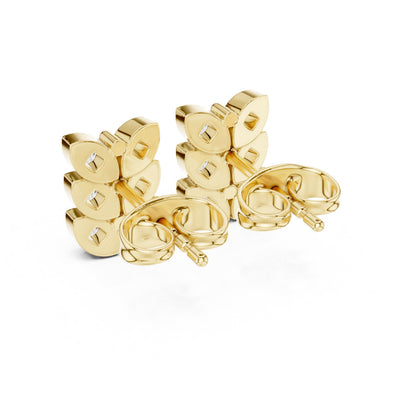 Round Climber Lab Grown Diamond Earrings