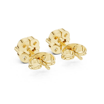 Round Cluster Lab Grown Diamond Earrings