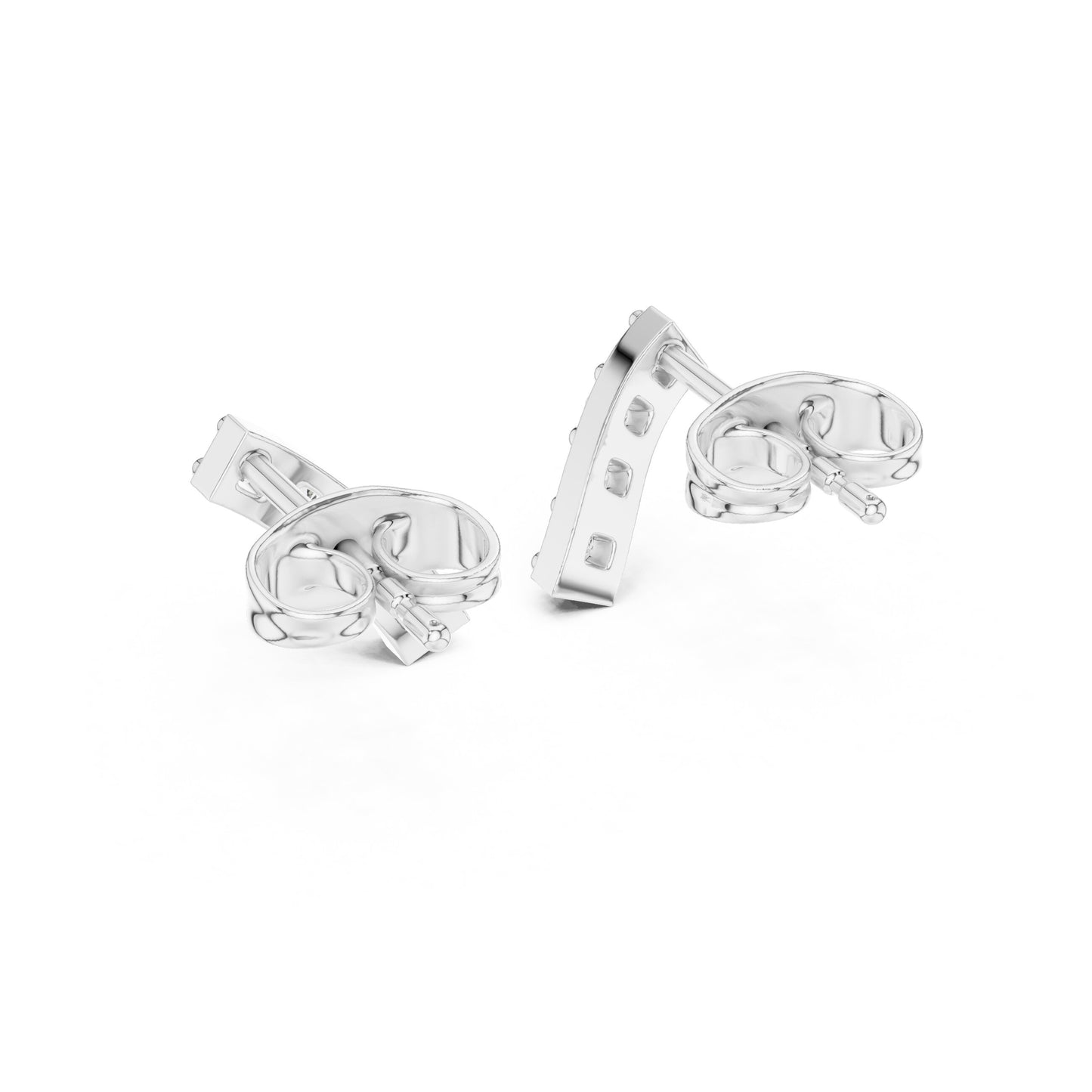 Round Stud Lab Grown Diamond Earrings