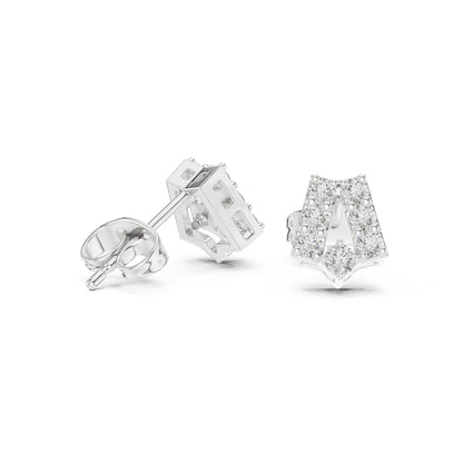 Round Cluster Lab Grown Diamond Earrings