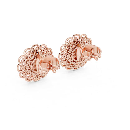 Mixed Shape Lab Grown Diamond Stud Earrings