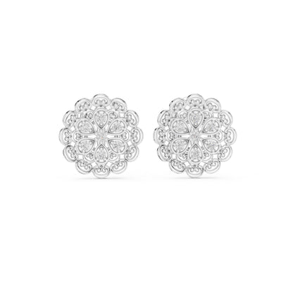 Mixed Shape Lab Grown Diamond Stud Earrings