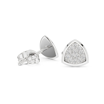 Round Stud Lab Grown Diamond Earrings