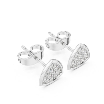 Round Stud Lab Grown Diamond Earrings
