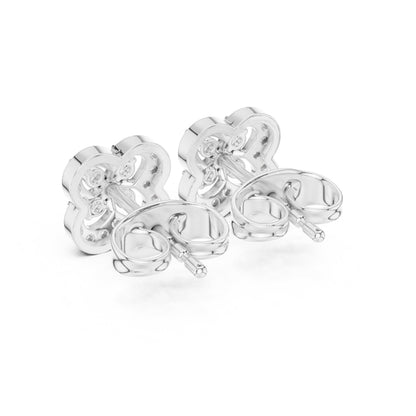 Round Stud Lab Grown Diamond Earrings