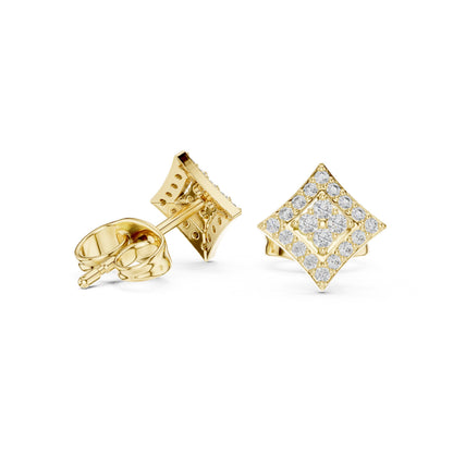 Mixed Shape Lab Grown Diamond Stud Earrings