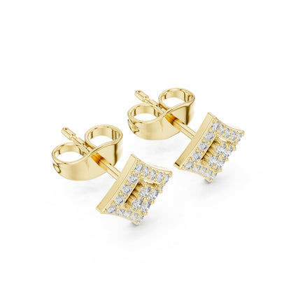 Mixed Shape Lab Grown Diamond Stud Earrings