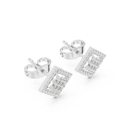 Mixed Shape Lab Grown Diamond Stud Earrings