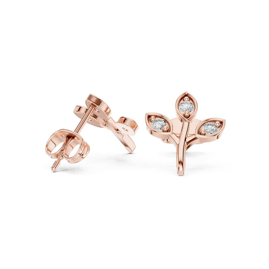Marquise Stud Lab Grown Diamond Earrings
