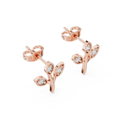 Marquise Stud Lab Grown Diamond Earrings