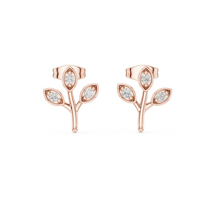 Marquise Stud Lab Grown Diamond Earrings