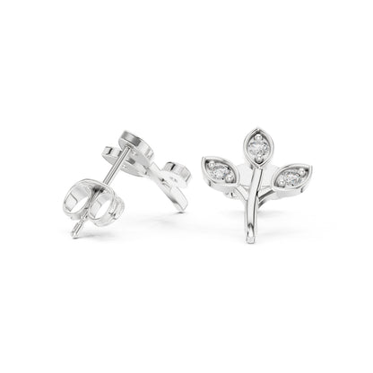 Marquise Stud Lab Grown Diamond Earrings