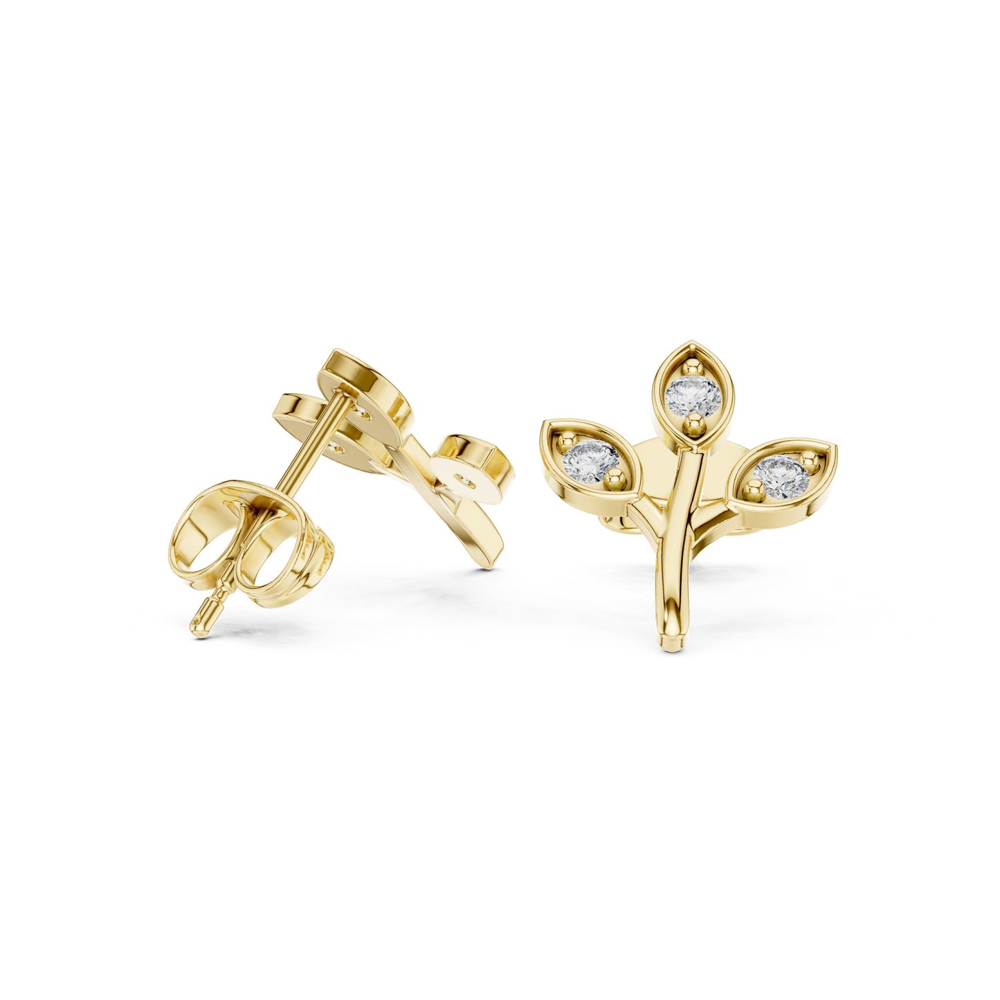 Marquise Stud Lab Grown Diamond Earrings