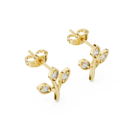 Marquise Stud Lab Grown Diamond Earrings