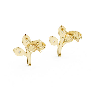 Marquise Stud Lab Grown Diamond Earrings