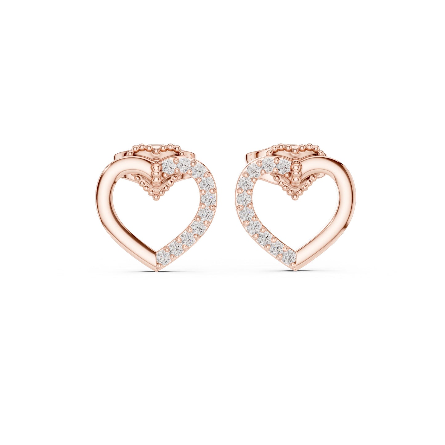 Mixed Shape Lab Grown Diamond Stud Earrings