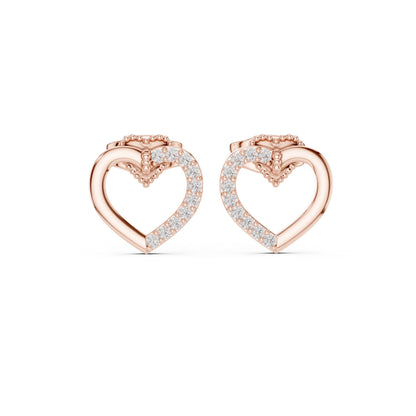Mixed Shape Lab Grown Diamond Stud Earrings