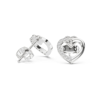 Mixed Shape Lab Grown Diamond Stud Earrings