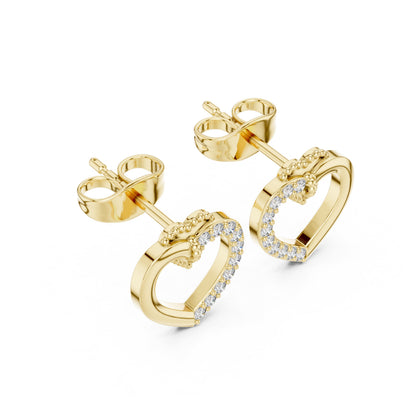 Mixed Shape Lab Grown Diamond Stud Earrings