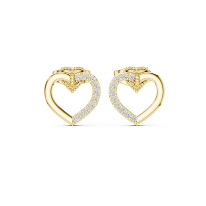 Mixed Shape Lab Grown Diamond Stud Earrings