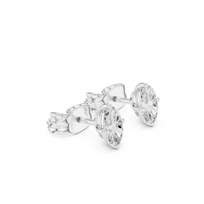 Marquise Stud Lab Grown Diamond Earrings