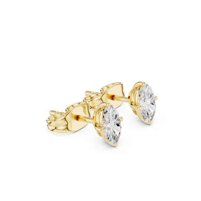 Marquise Stud Lab Grown Diamond Earrings