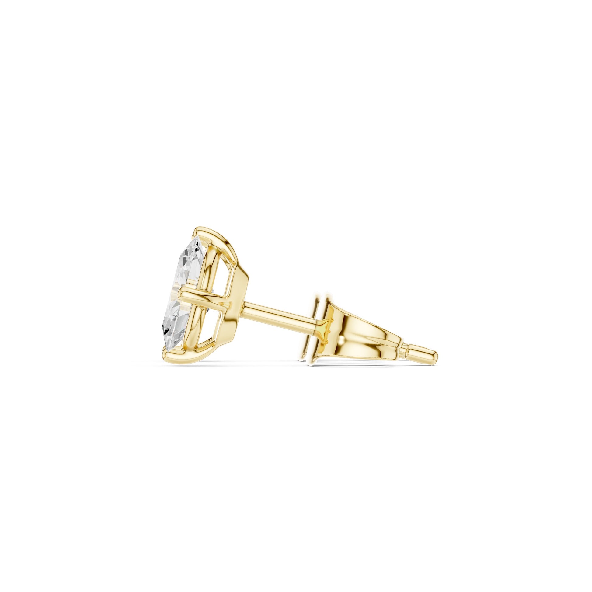 Marquise Stud Lab Grown Diamond Earrings
