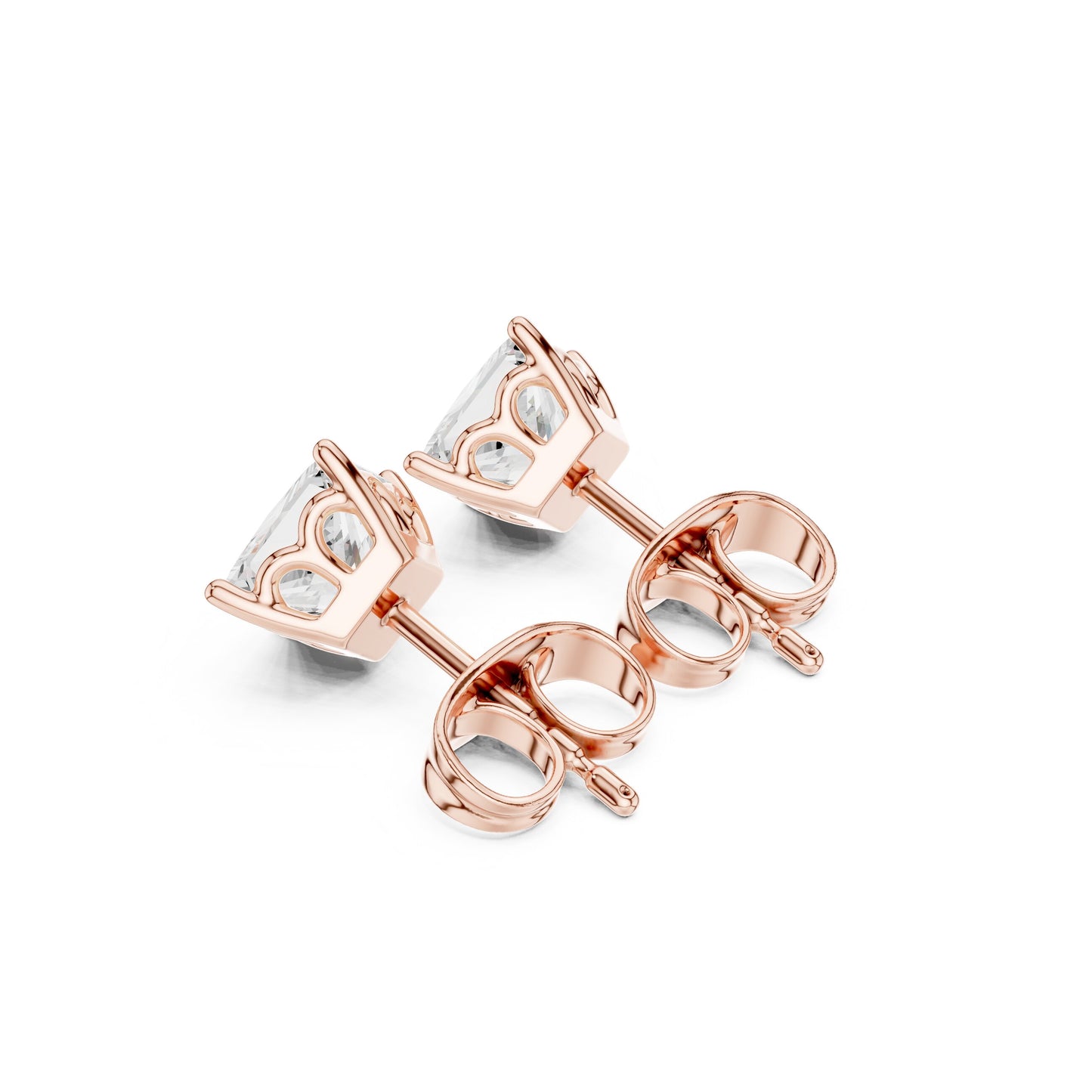 Princess Stud Lab Grown Diamond Earrings