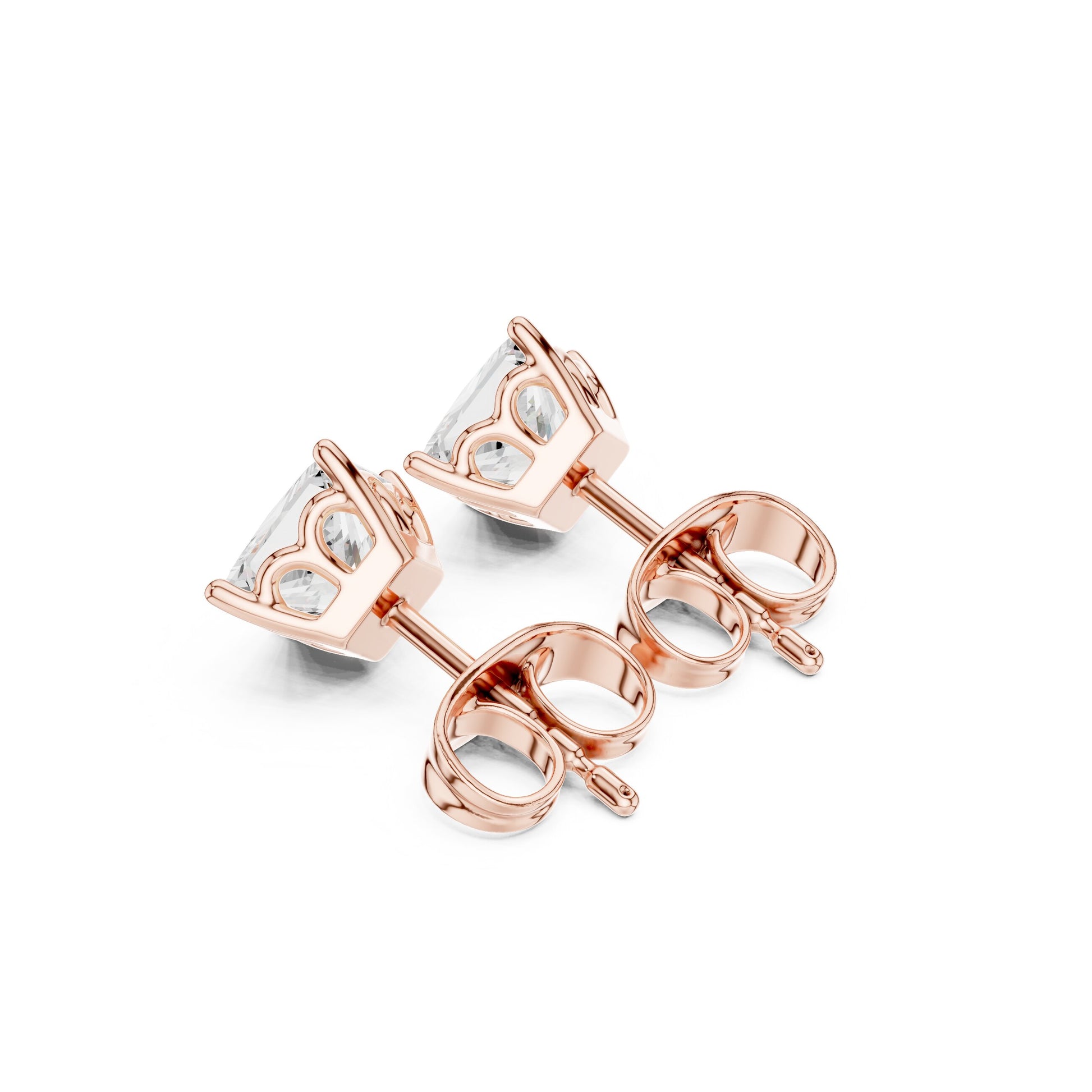 Princess Stud Lab Grown Diamond Earrings