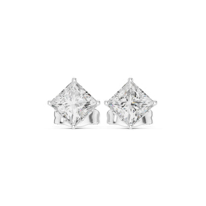 Princess Stud Lab Grown Diamond Earrings