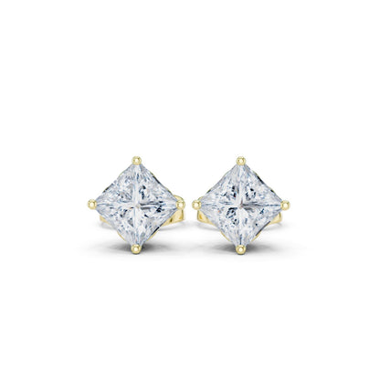 Princess Stud Lab Grown Diamond Earrings