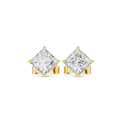 Princess Stud Lab Grown Diamond Earrings