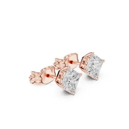 Princess Stud Lab Grown Diamond Earrings