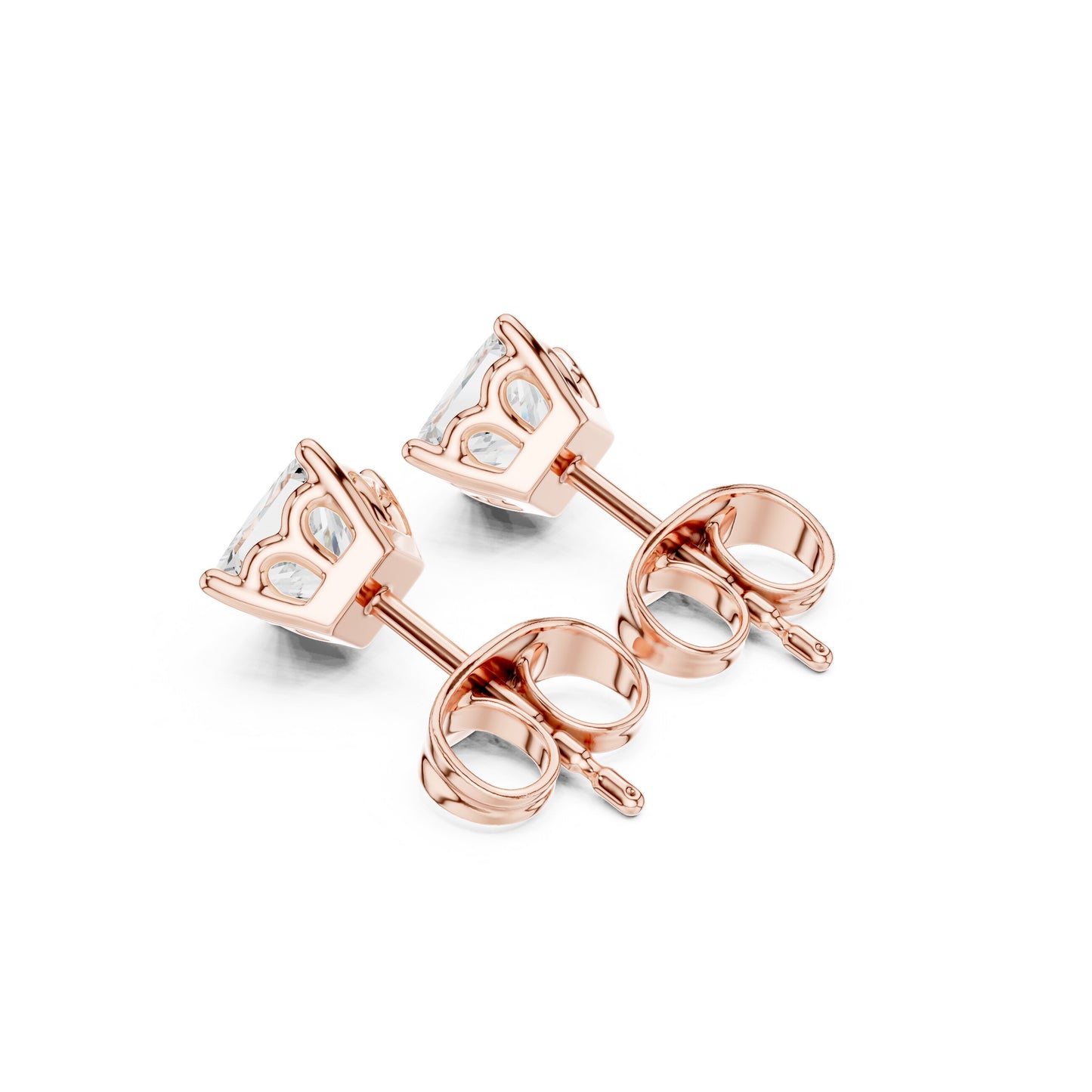 Princess Stud Lab Grown Diamond Earrings