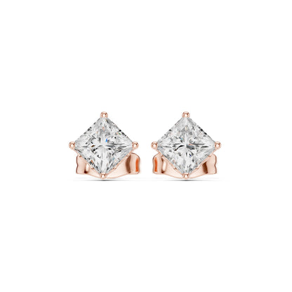 Princess Stud Lab Grown Diamond Earrings