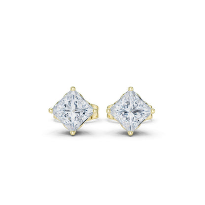 Princess Stud Lab Grown Diamond Earrings