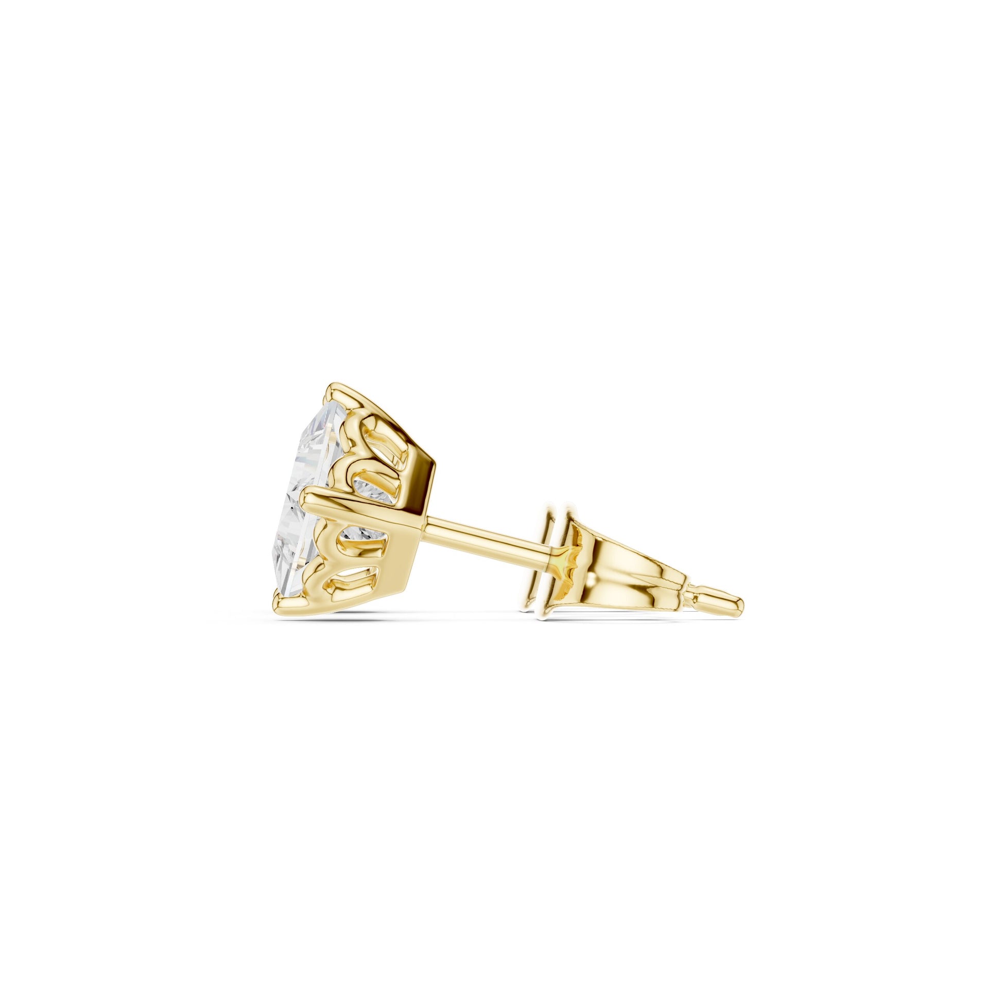 Princess Stud Lab Grown Diamond Earrings