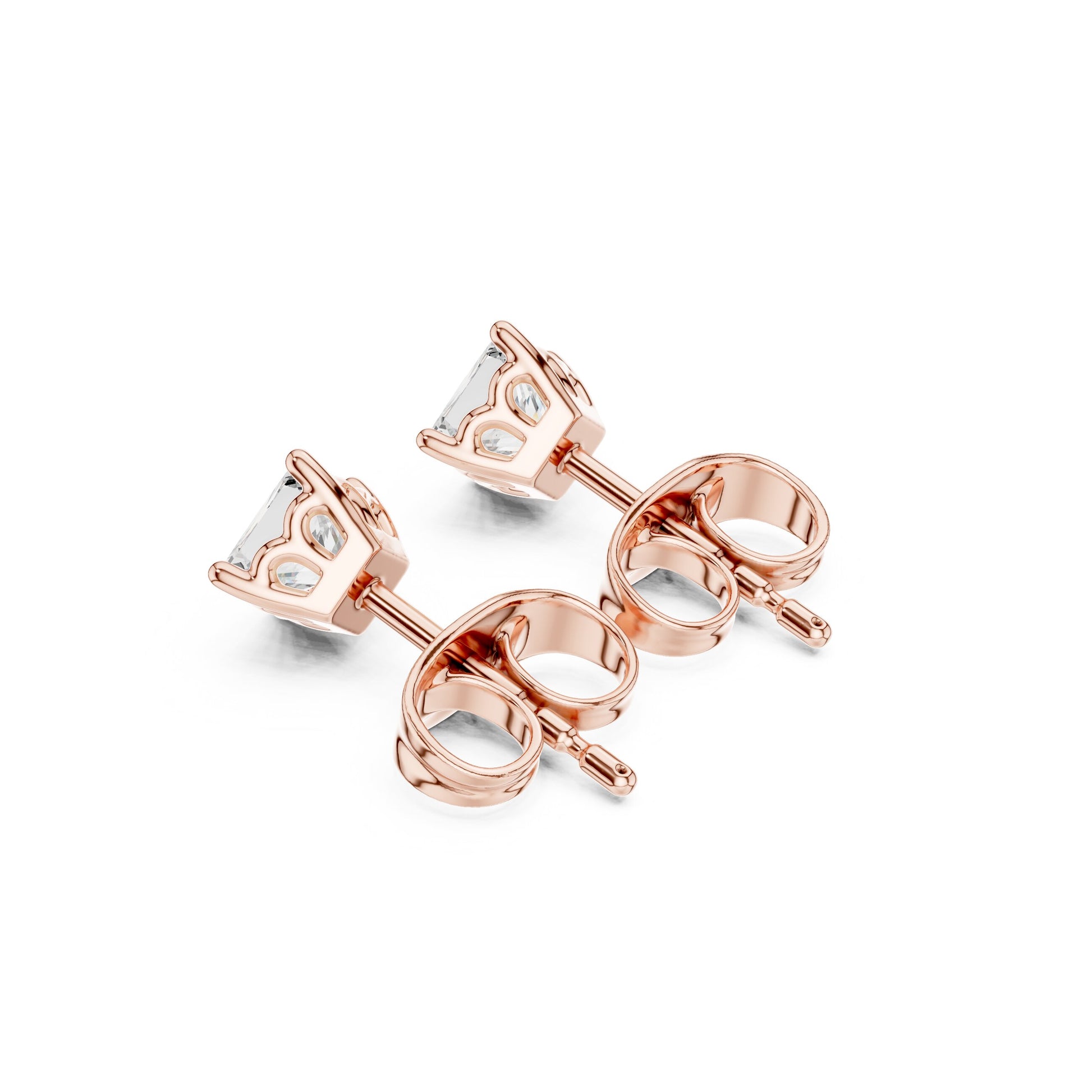 Cushion Stud Lab Grown Diamond Earrings