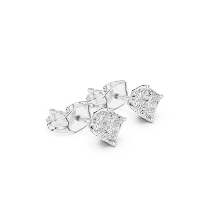 Cushion Stud Lab Grown Diamond Earrings